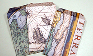 古地図のミニ封筒