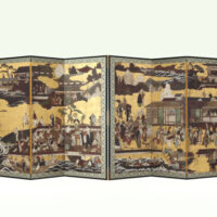 クリーブランド美術館蔵・永見徳太郎旧蔵「南蛮屏風」高精細複製品　特別公開
